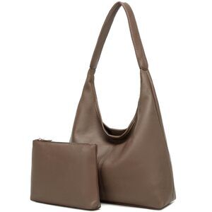 7371 Casual Hobo Bag Soft Shoulder Bags Slouchy Pu Leather Tote Purses